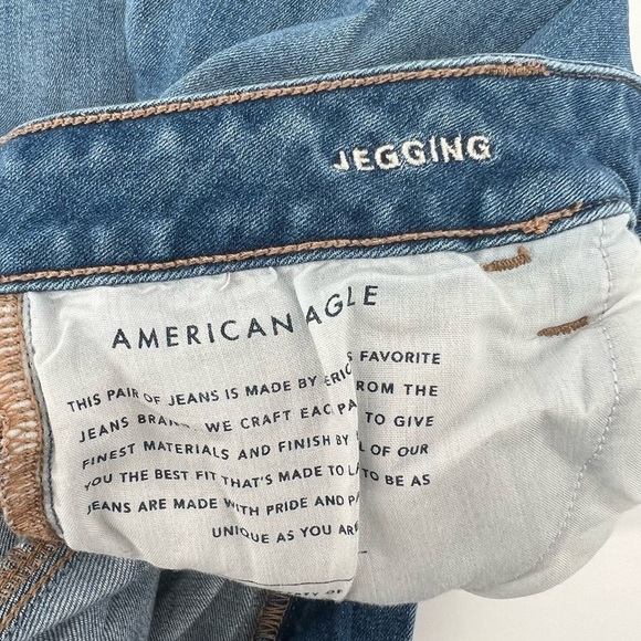 American Eagle Outfitters Denim Jeggings Size 14 Short Women’s - Picture 5 of 6